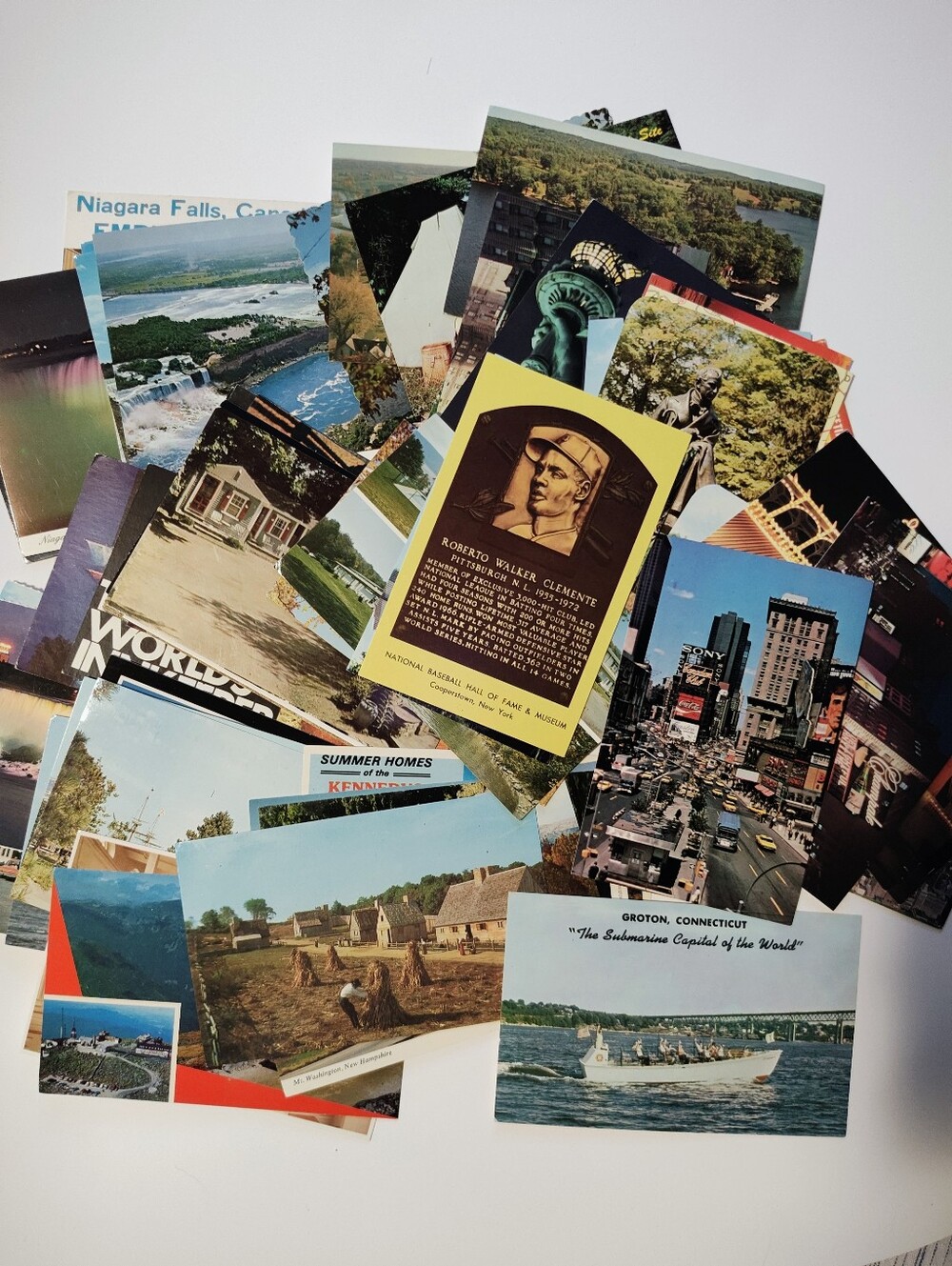 Vintage Postcard 60 Lot New York Mass CT VT RI NH And Ontario Canada